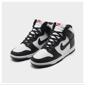 Nike Dunk High top Panda black and white